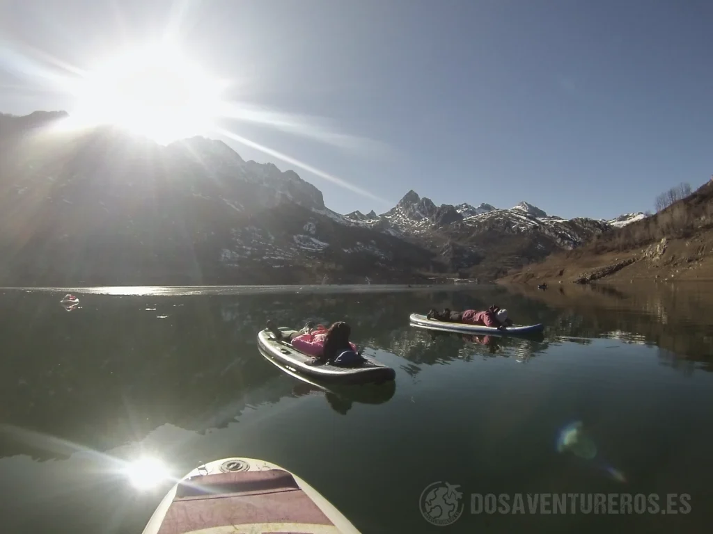 paddle surf lago helado